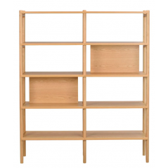 RO Holton book shelf high 140x166 oak