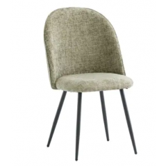 WOF Ramona Olive Textured Fabric Dining Chair