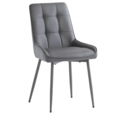 WOF Serena Grey PU Dining Chair