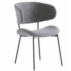 WOF Willow Dark Grey Fabric Dining Chair