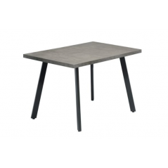 WOF Almafi Concrete Look/Grey Leg Dining Table