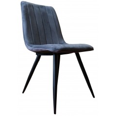CH Razor Grey Velvet Chair
