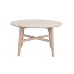RO Filippa coffee table round Ø90 white wash oak