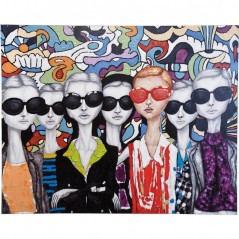 Acrylic Painting Sunglasses 120x150cm