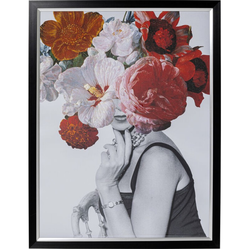 Picture Frame Flower Lady 117x152