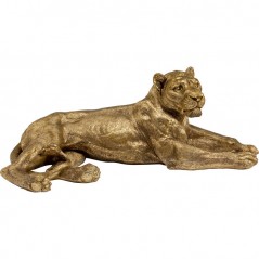 Deco Object Lion Gold 113cm