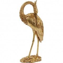 Deco Object Crane Gold