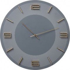 Wall Clock Leonardo Grey/Gold Ø49cm
