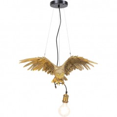 Pendant Lamp Animal Owl Gold 57cm