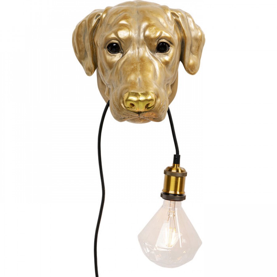 Wall Lamp Animal Dog Head