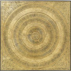 Object Picture Art Circle Gold 120x120cm