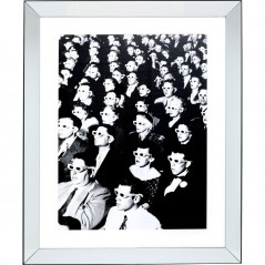 Framed Picture Audience 85x105cm