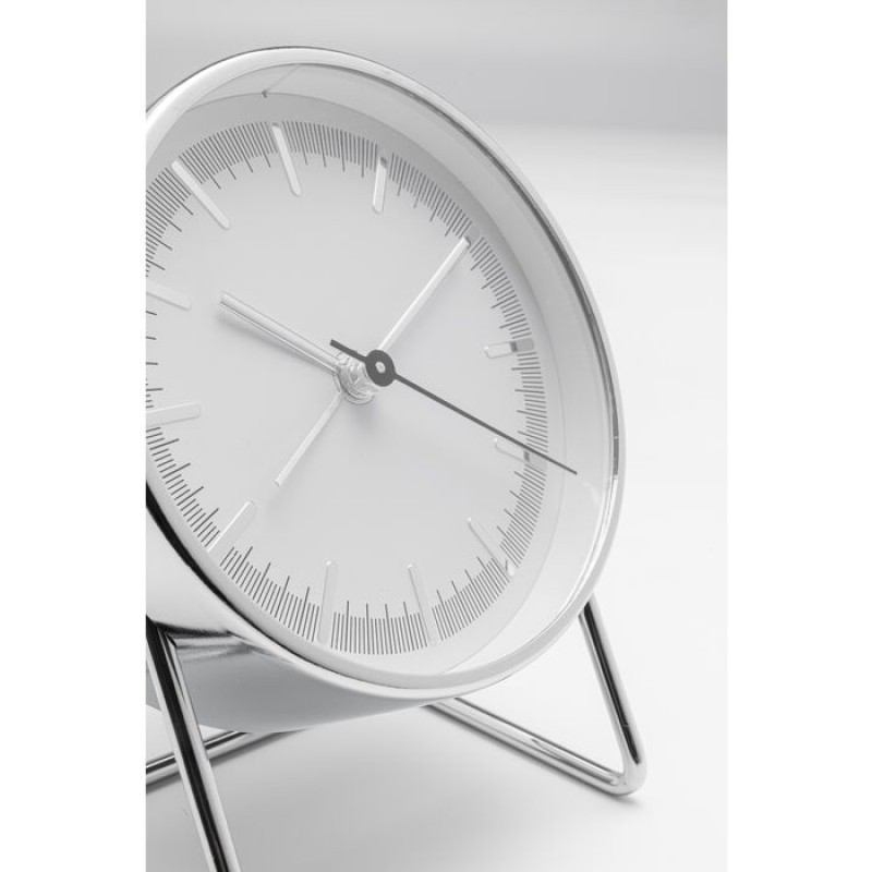 Alarm Clock Levin Silver 10x12cm
