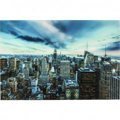Picture Glass New York Sunset 120x160cm