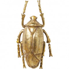 Wall Decoration Plant Beetle Gold