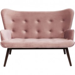 Sofa Vicky 2-Seater Velvet Rose