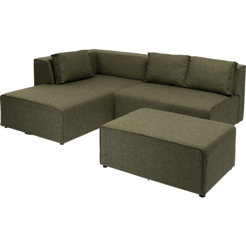 Corner Sofa Infinity Dolce Green Left