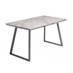 WOF Alden Grey Marble/Grey leg 1.4M Dining Table