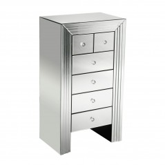 PHW New Line Mirrored 6 Drawer Chest