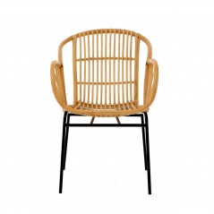 PHW Lagom Natural Rattan Chair With Raised Sides