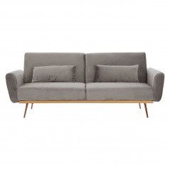 PHW Hatton Grey Velvet Sofa Bed