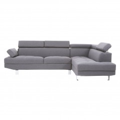 PHW Hanover Large Grey Linen Sofa