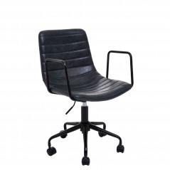 PHW Forbes Grey Leather Chair