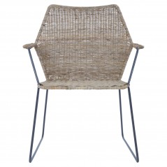 PHW Manado Angled Design Natural Rattan Chair
