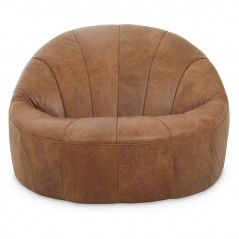 PHW Hoxton Light Brown Leather Chair