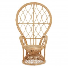 PHW Java Natural Rattan Curved Chair