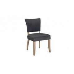 VL Duke Dining Chair Velvet - Dark Grey