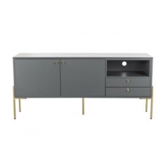 VL Madrid Sideboard 1500 - Grey and Gold
