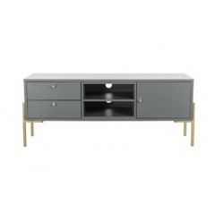 Madrid TV Unit 1200 - Grey and Gold