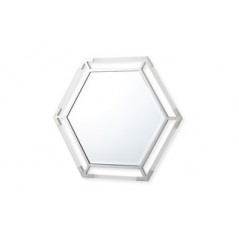 VL Marissa Hexagonal Mirror Silver