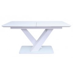 VL Rafael Dining Table Ext - White Gloss 1200/1600 (Nett)