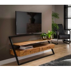 ZI TV cabinet lean 2 drawers