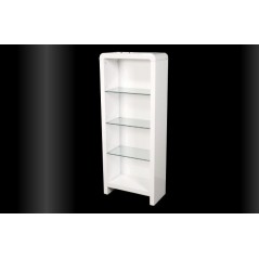 AM Clarus Bookcase White