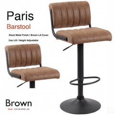 AM Paris Bar Stool Brown