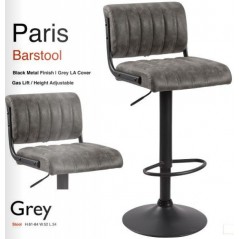 AM Paris Bar Stool Grey