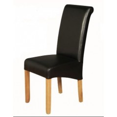 AM Sophie Oak Chair Black KD
