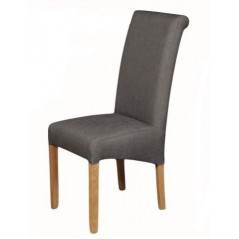 AM Sophie Oak Chair Grey KD