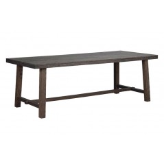 RO Brooklyn dining table 220x95 oak brushed lacquer
