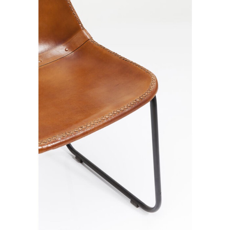 Chair Vintage Brown Leather