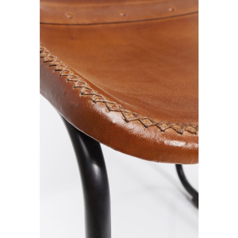 Chair Vintage Brown Leather