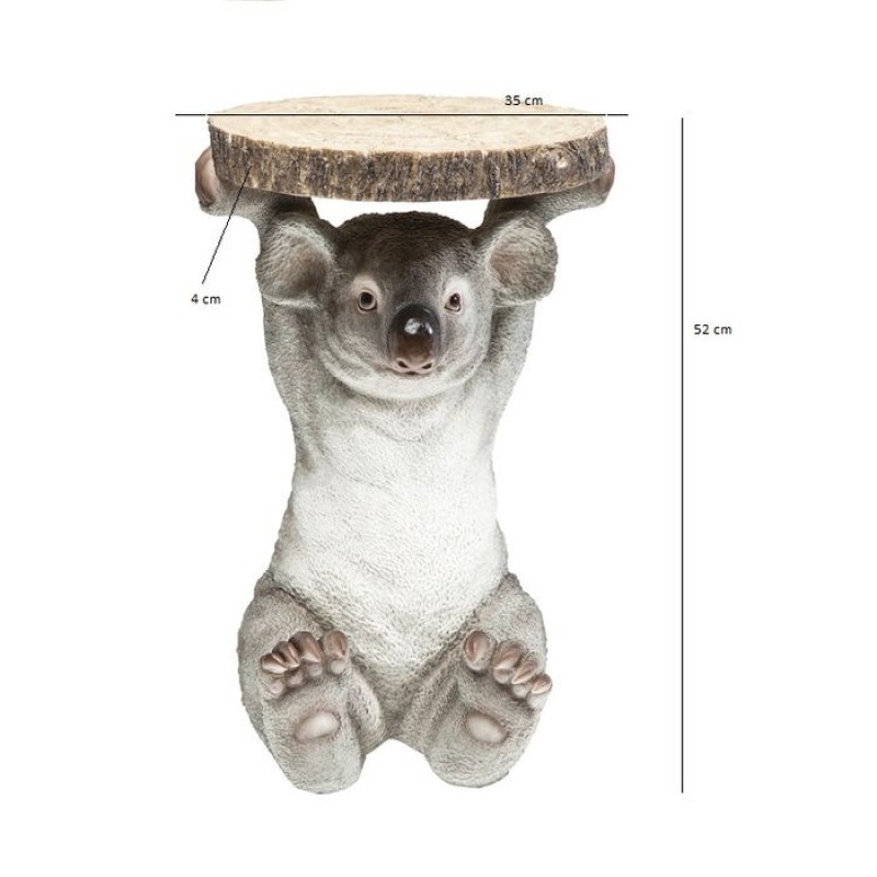 Side Table Animal Koala Ø33cm