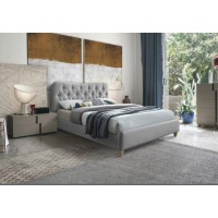 FP Suz Grey Modern Bed