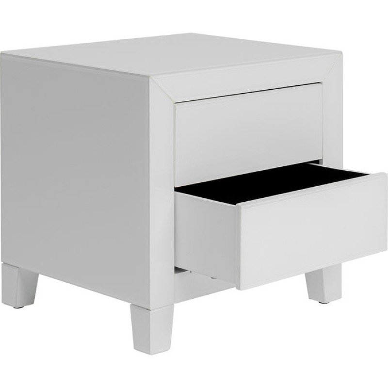 Dresser Small Luxury Push 2 Drawers White
