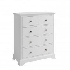 DC BP 2 Over 3 Chest of Drawers Classic White