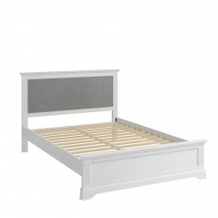 DC BP Double Bed Frame Classic White