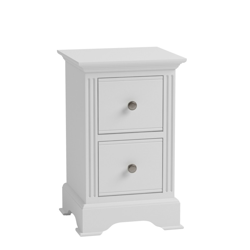 DC BP Bedside Cabinet Classic White